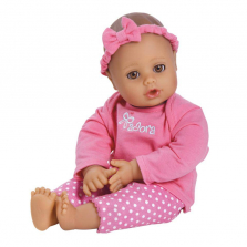 Adora Baby Doll, 13 inch PlayTime- Pink, Medium Skin/Brown Eyes<br>