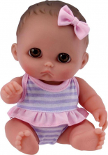 Lil' Cutesies 8.5 inch Best Friends Baby Dolls - Mimi - Brown Eyes (Outfit Color/Pattern May Vary)